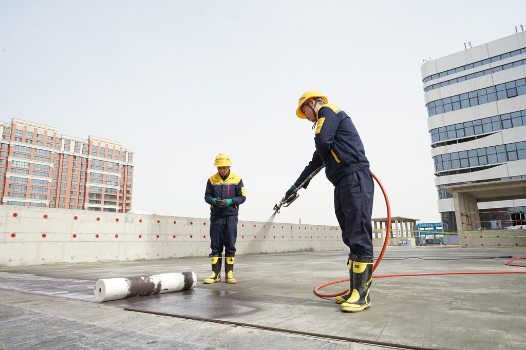 waterproofing, workers, construction site-7508362.jpg